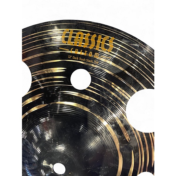 Used MEINL 12in Classic Custom Splash dark stack Cymbal