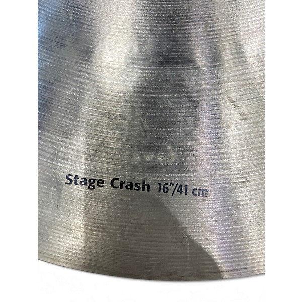 Used SABIAN 16in HHX Stage Crash Brilliant Cymbal
