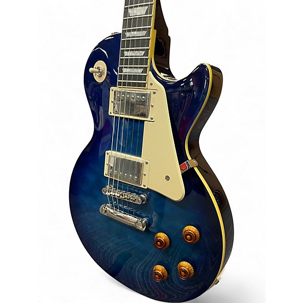 Used Epiphone Les Paul Standard Pro Blue Solid Body Electric Guitar