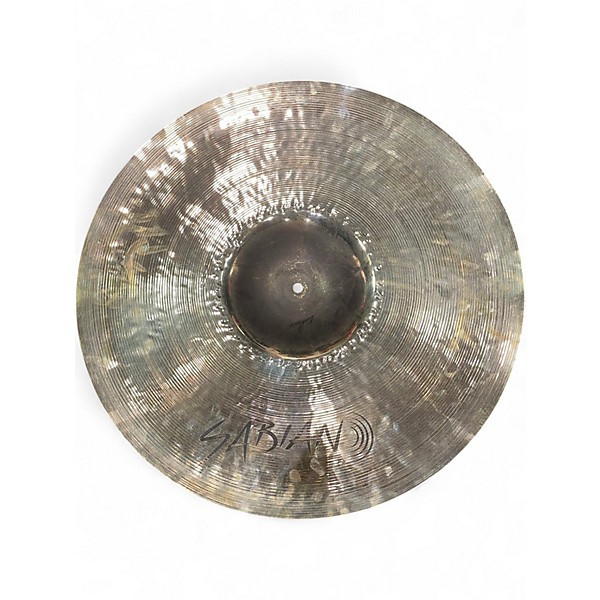 Used SABIAN 22in HH POWER BELL RIDE BRILLIANT Cymbal