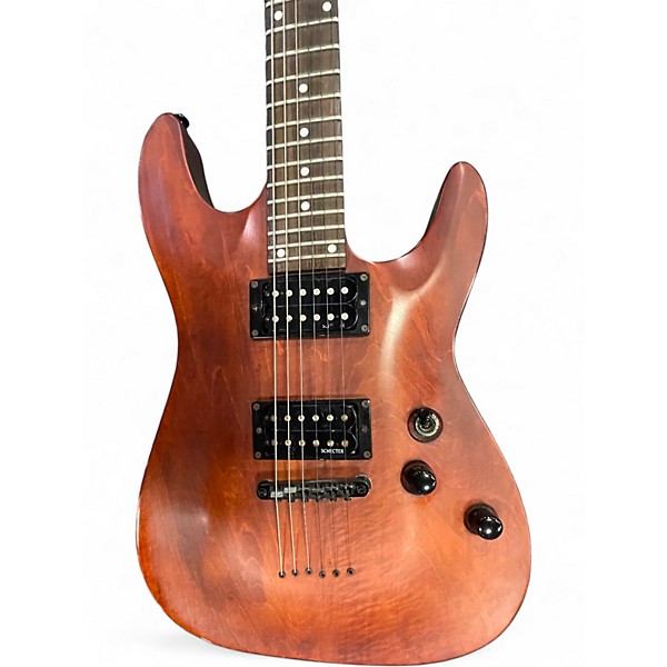 Used 2011 Schecter Guitar Research Omen 6 Walnut Solid Body Electric Guitar