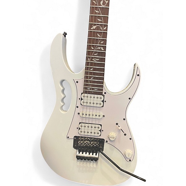 Used Ibanez JEMJR White Solid Body Electric Guitar