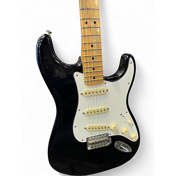 Used Fender Player Stratocaster Black Solid Body Electric Guitar