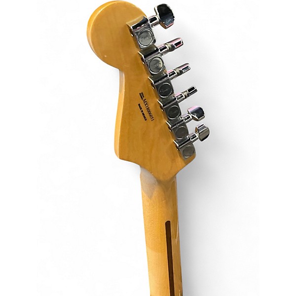 Used Fender Player Stratocaster Black Solid Body Electric Guitar