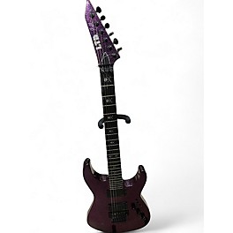 Used 2023 ESP KH602 Kirk Hammett Signature Purple SPARKLE Solid Body Electric Guitar