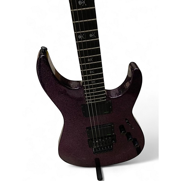 Used 2023 ESP KH602 Kirk Hammett Signature Purple SPARKLE Solid Body Electric Guitar