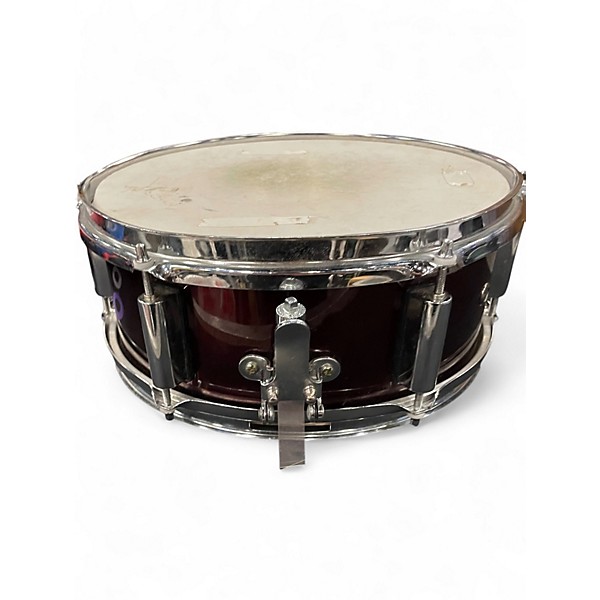 Used Ludwig 12X5.5 Accent CS Snare Burgundy Drum