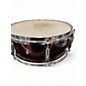 Used Ludwig 12X5.5 Accent CS Snare Burgundy Drum