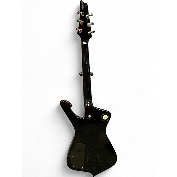 Used Ibanez IC400 Iceman Black and Yellow Solid Body Electric Guitar