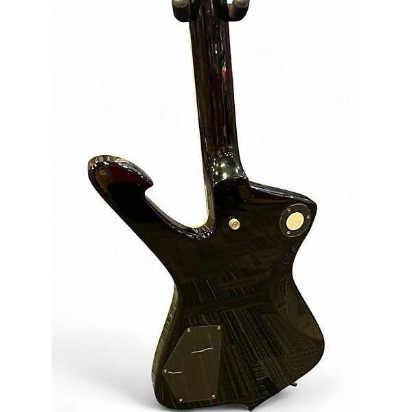 Used Ibanez IC400 Iceman Black and Yellow Solid Body Electric Guitar