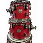 Used PDP by DW 5 Piece Concept Series OX BLOOD Drum Kit