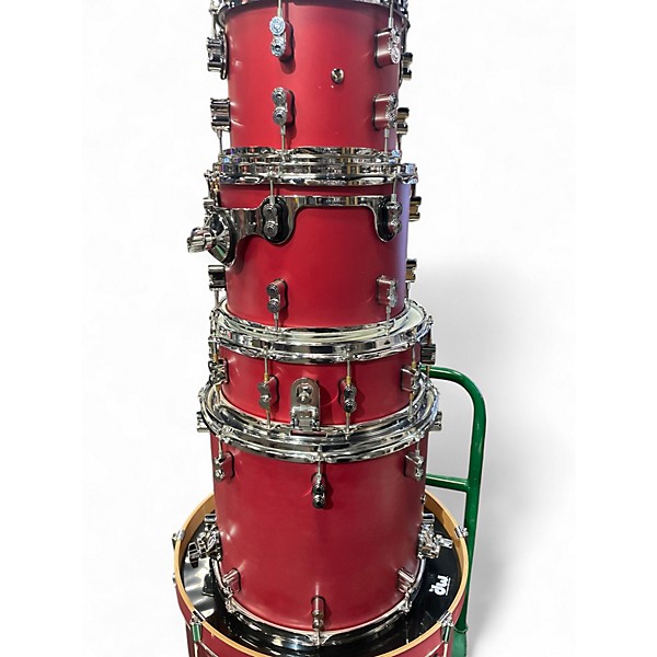 Used PDP by DW 5 Piece Concept Series OX BLOOD Drum Kit