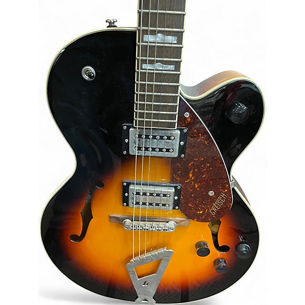 Used Gretsch Guitars G2420 3 Tone Sunburst Hollow Body Electric Guitar