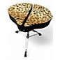 Used Ahead Spinal-G 3-Leg Drum Throne with Leopard Print Cloth Drum Throne thumbnail