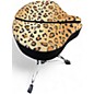 Used Ahead Spinal-G 3-Leg Drum Throne with Leopard Print Cloth Drum Throne