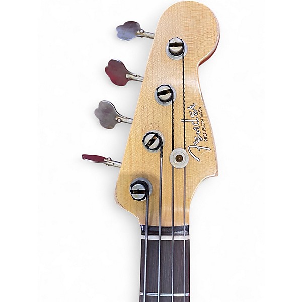 Used 2024 Fender Custom Shop Limited Edition 63 P Bass Heavy Relic Daphne Blue Electric Bass Guitar