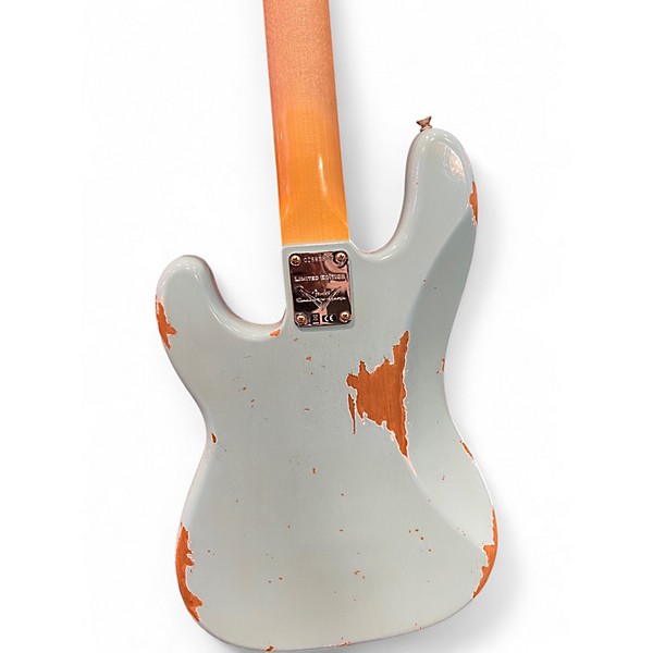 Used 2024 Fender Custom Shop Limited Edition 63 P Bass Heavy Relic Daphne Blue Electric Bass Guitar