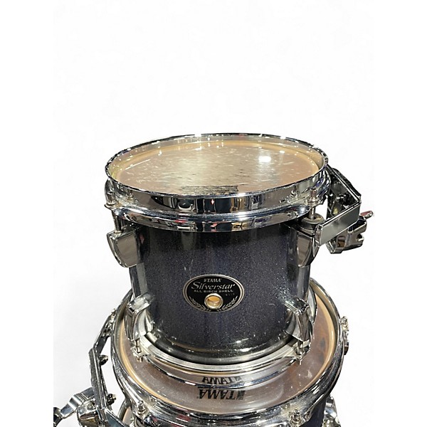 Used TAMA 7 Piece Silverstar Sparkle Fade Drum Kit