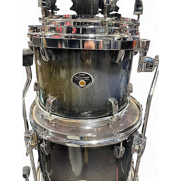 Used TAMA 7 Piece Silverstar Sparkle Fade Drum Kit
