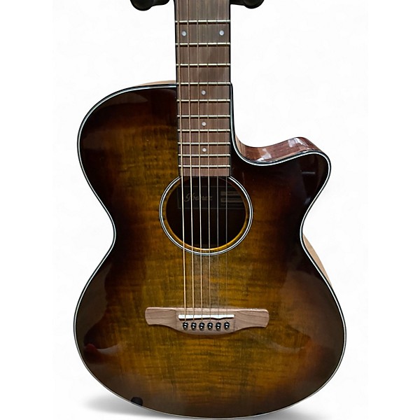 Used Ibanez AEG70 Tiger Burst Acoustic Electric Guitar