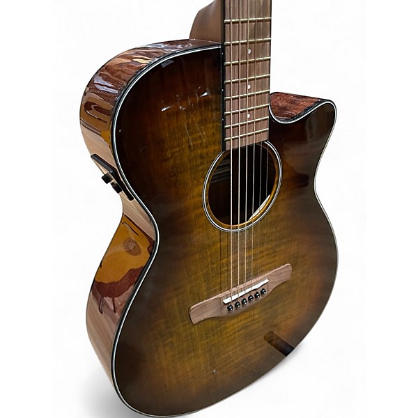 Used Ibanez AEG70 Tiger Burst Acoustic Electric Guitar