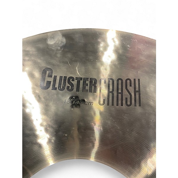 Used Zildjian 18in K Cluster Crash Cymbal