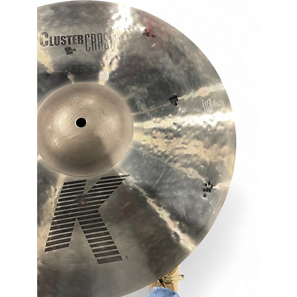 Used Zildjian 18in K Cluster Crash Cymbal
