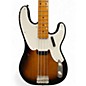 Used 2021 Squier Classic Vibe 1950S Precision Bass 2 Color Sunburst Electric Bass Guitar