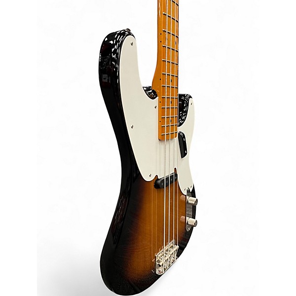 Used 2021 Squier Classic Vibe 1950S Precision Bass 2 Color Sunburst Electric Bass Guitar