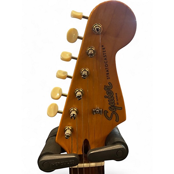 Used Squier CLASSIC VIBE STRATOCASTER Olympic White Solid Body Electric Guitar