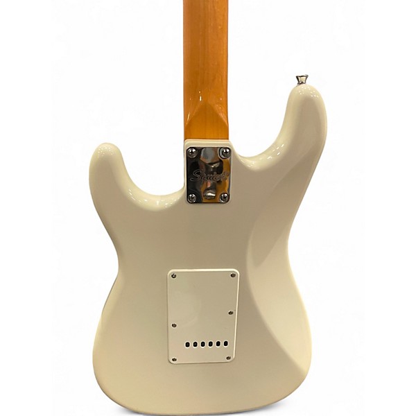 Used Squier CLASSIC VIBE STRATOCASTER Olympic White Solid Body Electric Guitar