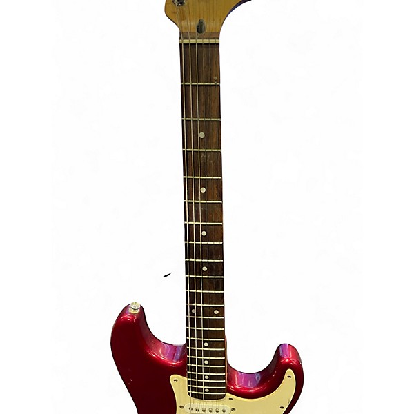 Used Squier Affinity Stratocaster Candy Apple Red Solid Body Electric Guitar