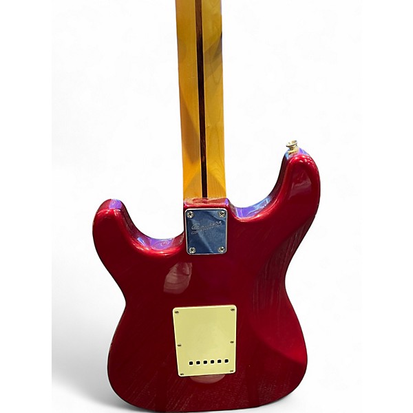 Used Squier Affinity Stratocaster Candy Apple Red Solid Body Electric Guitar