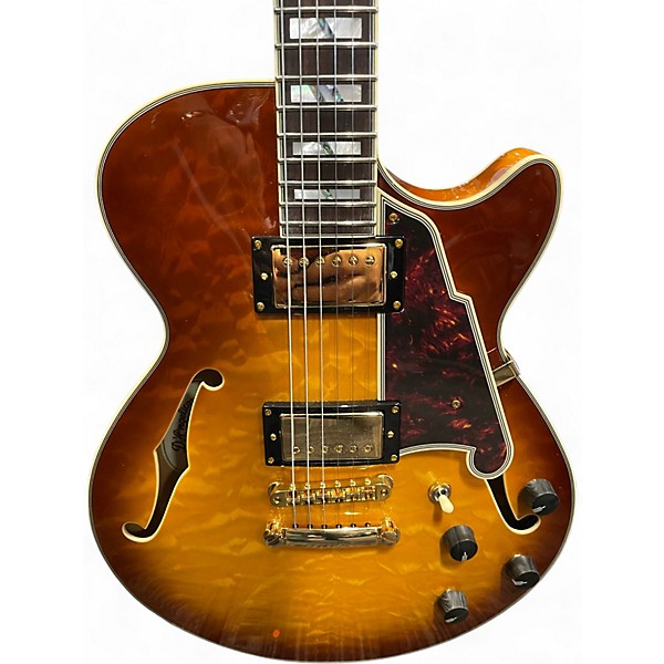 Used D'Angelico EXCEL SS XT 2 Color Sunburst Hollow Body Electric Guitar