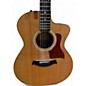 Used Taylor 114CE Natural Acoustic Electric Guitar