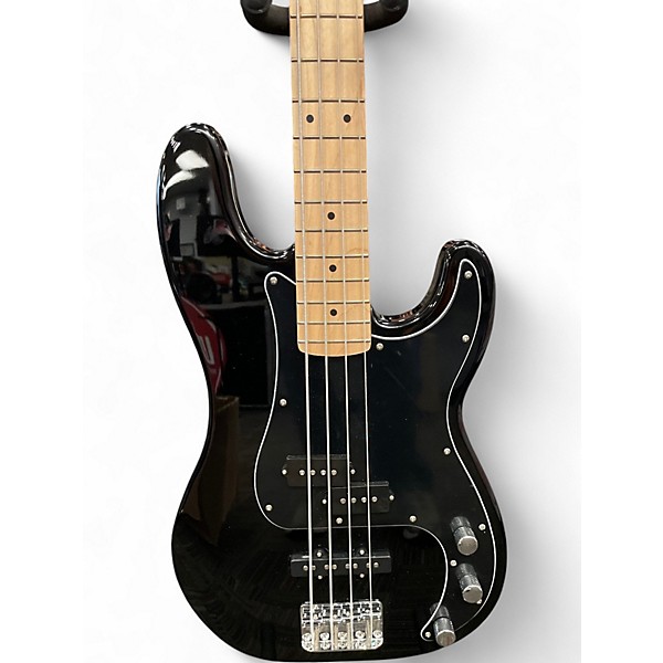 Used Squier Affinity Precision Bass Black Electric Bass Guitar