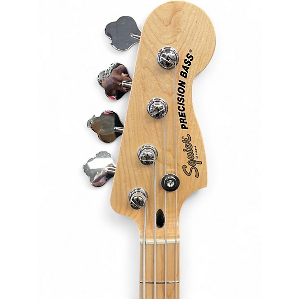 Used Squier Affinity Precision Bass Black Electric Bass Guitar