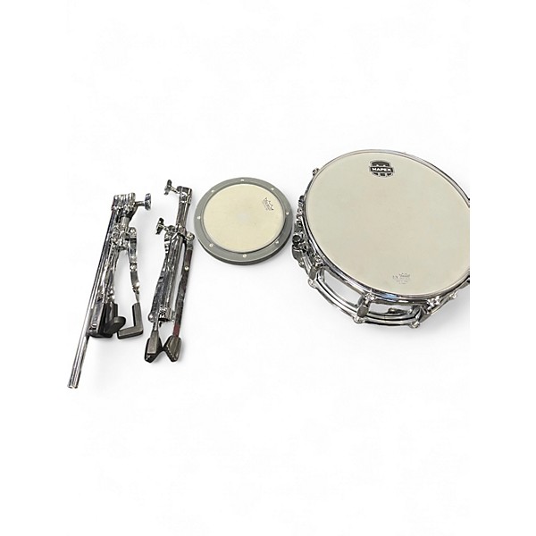 Used Mapex 14in STUDENT SNARE AND PAD KIT STEEL Drum