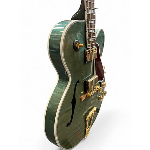 Used Gibson ES275 Custom Trans Green Hollow Body Electric Guitar