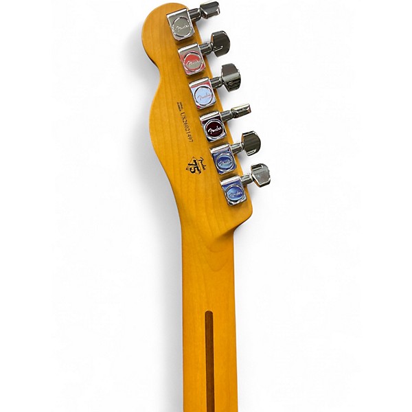 Used Fender American Professional II Telecaster Miami Blue Solid Body Electric Guitar