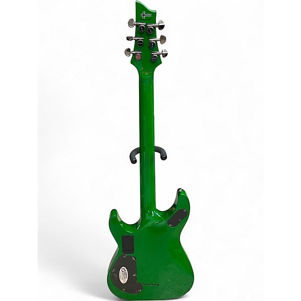 Used Schecter Guitar Research KENNY HICKEY SIGNATURE C1 Green Solid Body Electric Guitar