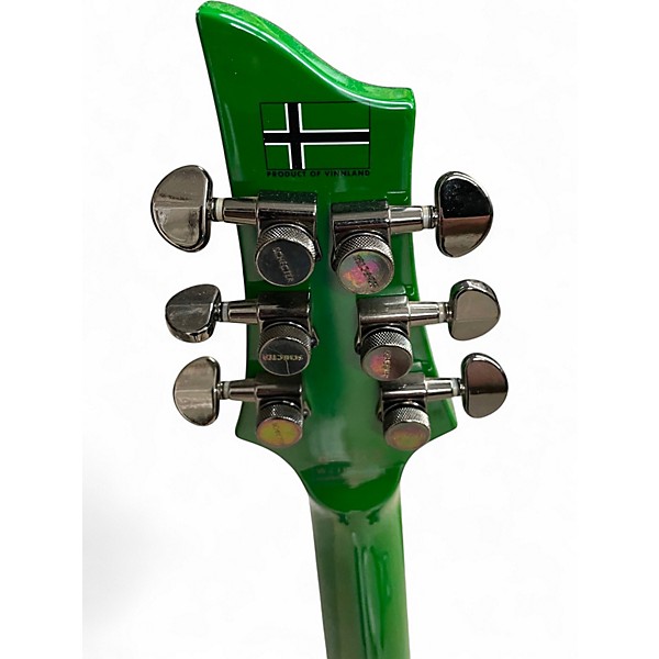 Used Schecter Guitar Research KENNY HICKEY SIGNATURE C1 Green Solid Body Electric Guitar