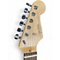 Used Squier STRATOCASTER Satin Black Solid Body Electric Guitar