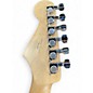 Used Squier STRATOCASTER Satin Black Solid Body Electric Guitar