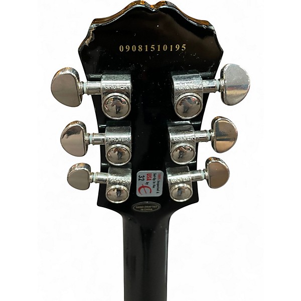 Used Epiphone Les Paul Standard Black Solid Body Electric Guitar