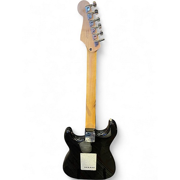 Used Squier Standard Stratocaster Black Solid Body Electric Guitar