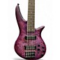 Used Jackson X Series Spectra SBXP V Purple Burst Electric Bass Guitar