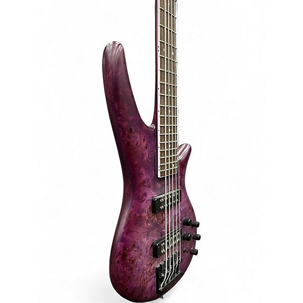 Used Jackson X Series Spectra SBXP V Purple Burst Electric Bass Guitar