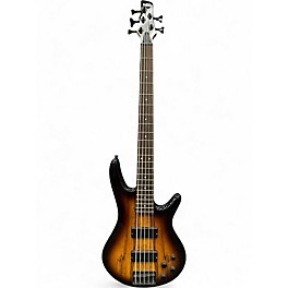 Used Ibanez GSR205SM 5 String Brown Burst Electric Bass Guitar