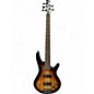 Used Ibanez GSR205SM 5 String Brown Burst Electric Bass Guitar thumbnail